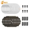 M MATI Heavy Duty Clutch Friction Steel Plates w/Spring Bolt For Yamaha YZ250 2002-2024 3XK-16321-00-00 4X7-16325-00-00