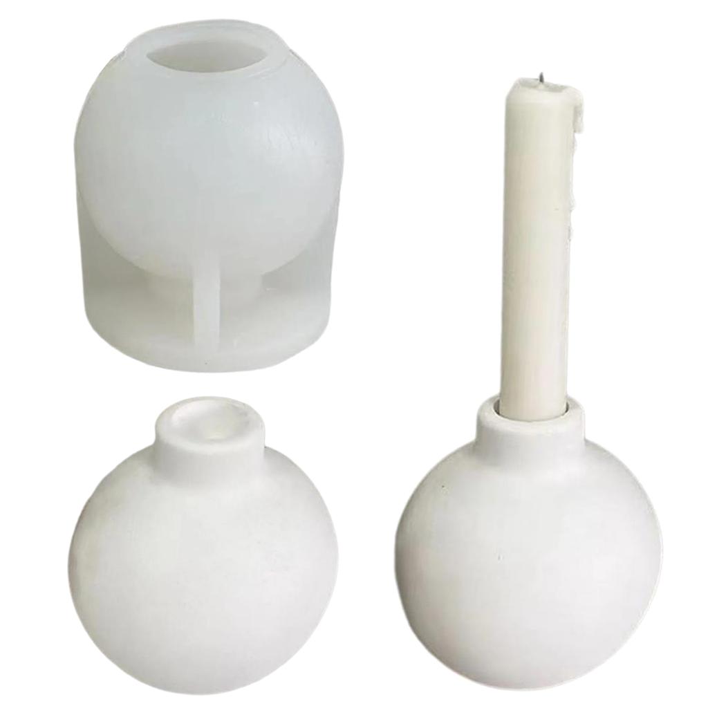 Unique Candle Holders Y Resin Molds Silicone Mold for Crafting Stylish and Elegant Candle Holders Making Resin Mould