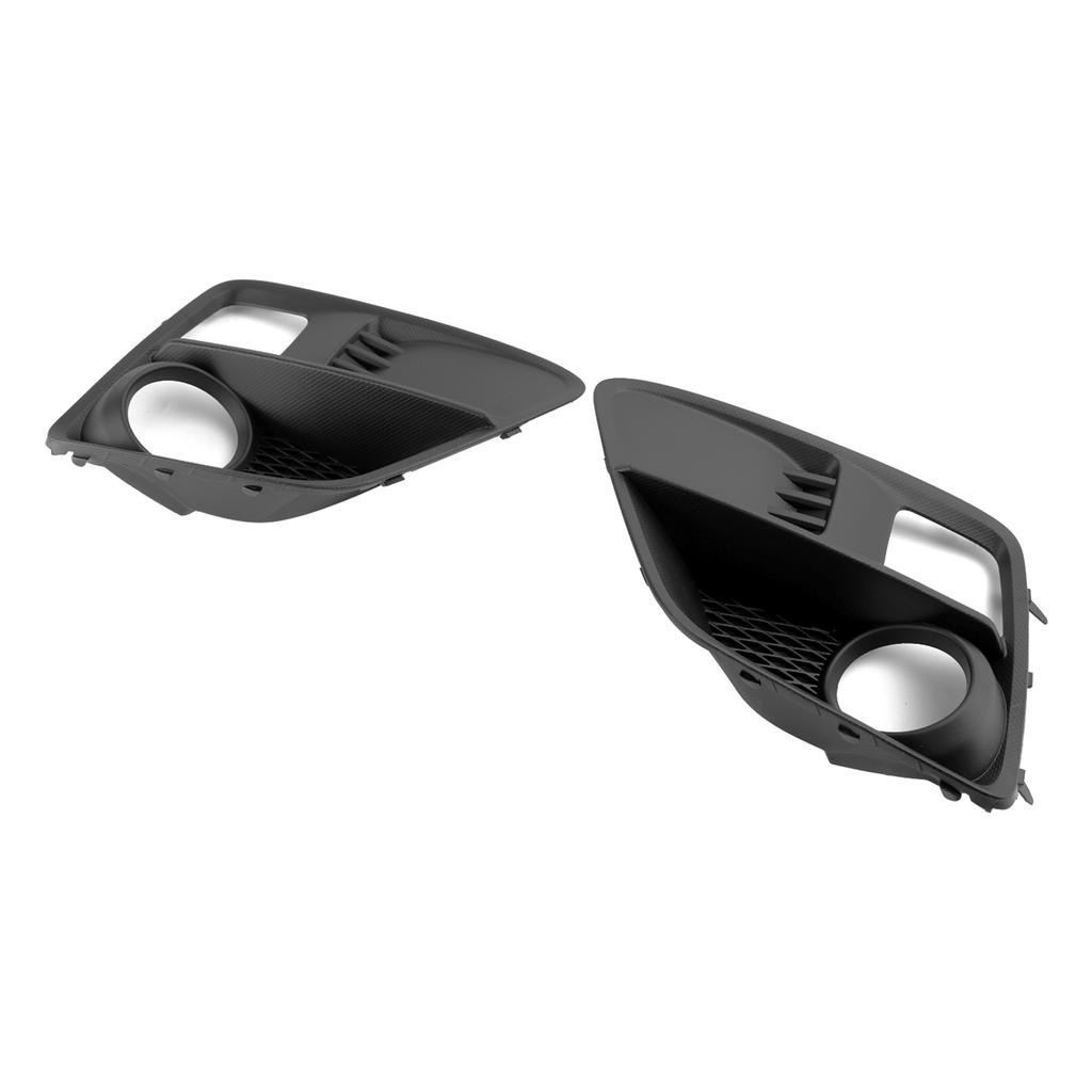 2PCS Front Fog Light Cover Bezel Grille Grill Fit Subaru WRX & STi 2015-2017