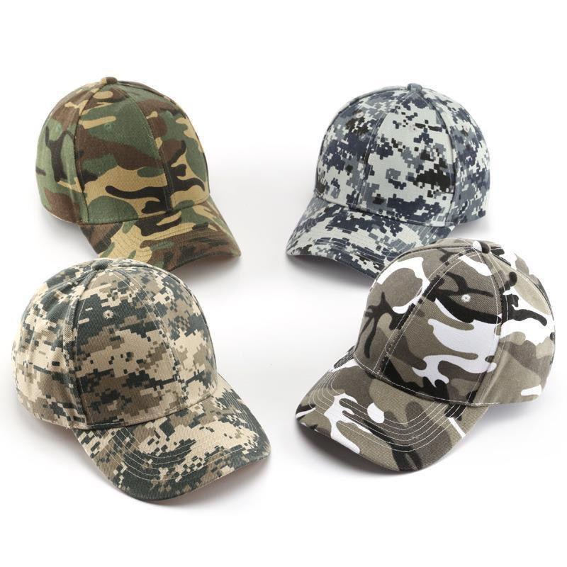 New Men Women Camouflage Printed Armygreen Baseball Caps Jungle Anti-Uv Sunhat Outdoor Unisex Sports Adjustable Snapback Hat Vis
