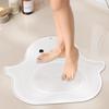 Foot Rub Mat Little Yellow Duck Design Silicone Foot Mat Anti-Slip Suction Cup Bottom Dead Skin Remover Bath Pad