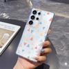 Pastel Triangles Pattern Phone Case for Samsung Galaxy S26 S25 S24 S23 S22 S21 S20 FE Plus Lucency TPU Protection Cover