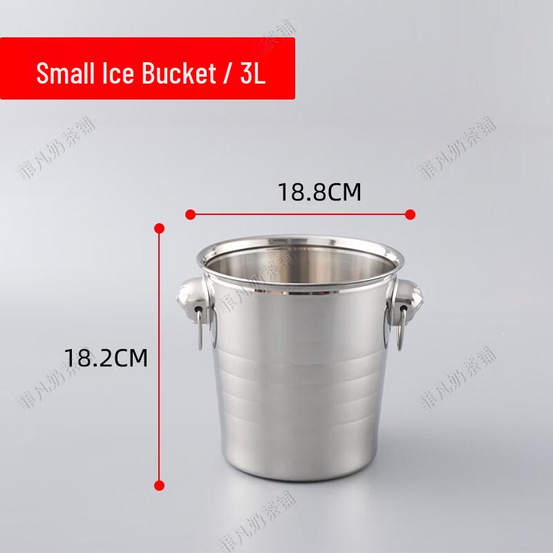 ZISIZ Stainless Steel Tiger Head Ice Bucket