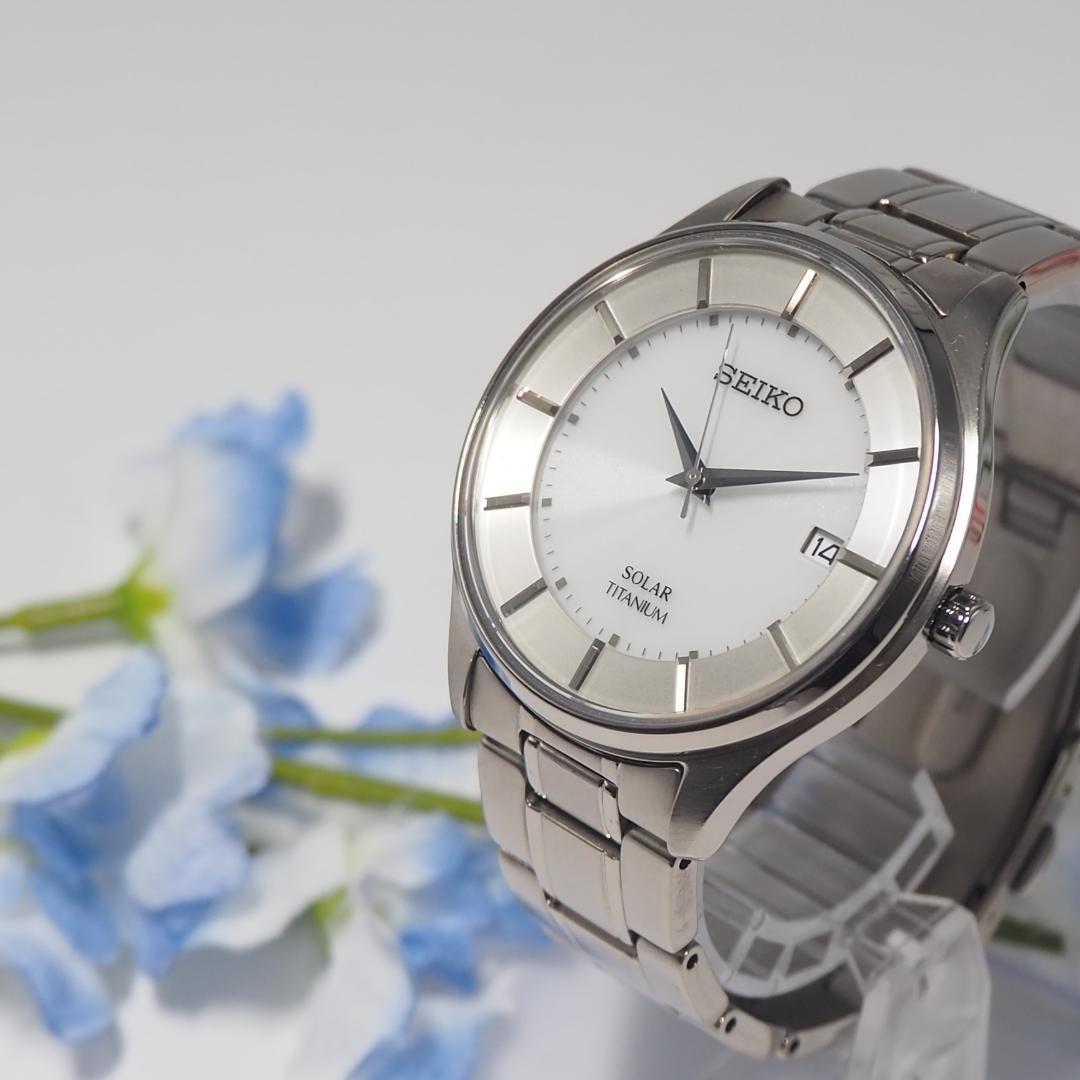 

[Б/У] Seiko SEIKO SOLAR Титановые Легкие Солнечные Часы с Датой H204