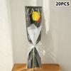 Transparent Rose Packaging Bags Waterproof Flower Wrapping Paper Gifts Bouquet Plastic Bag