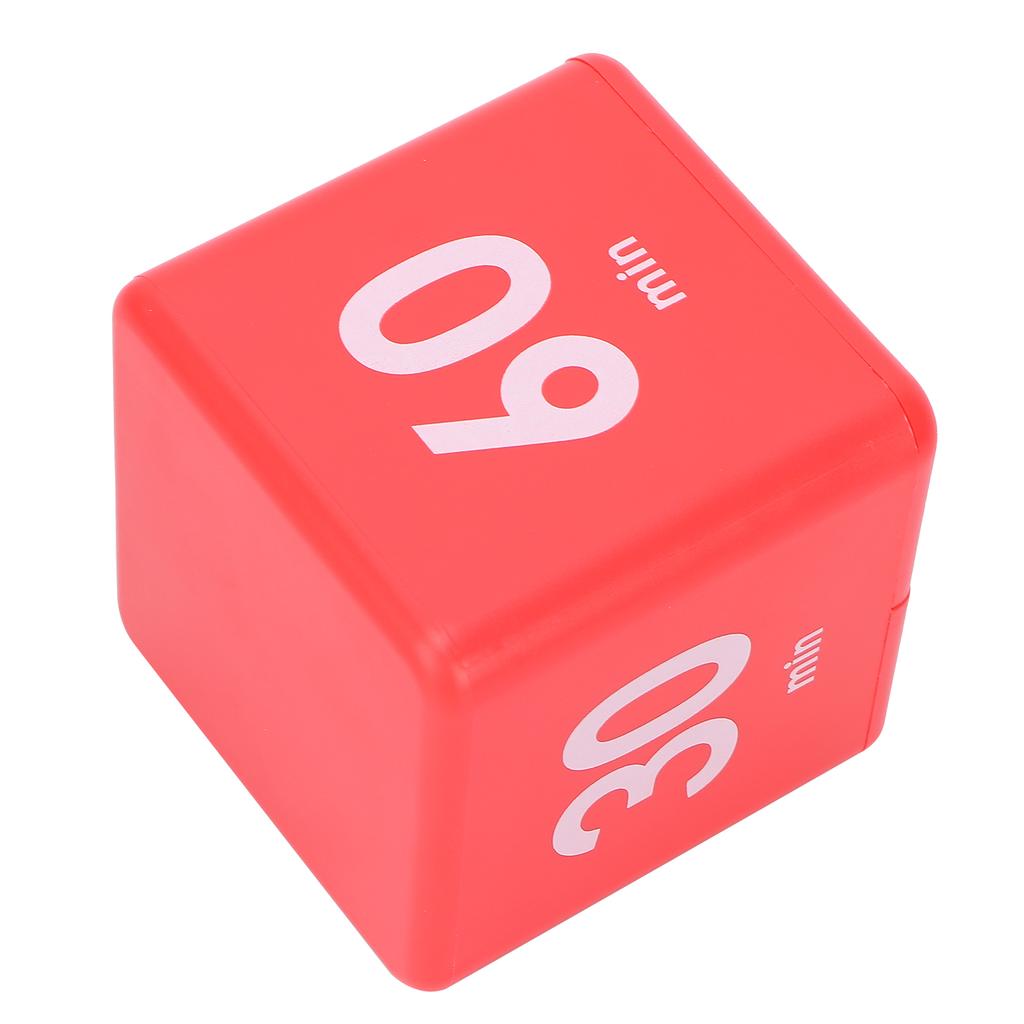Plastic Cube Timer Gravity Sensor Flip Timer Workout Countdown Timer for Time Management