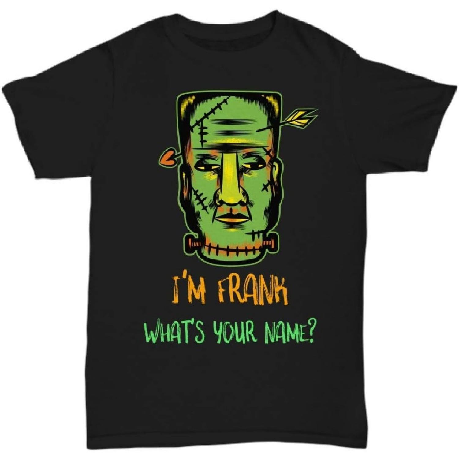 Frankenstein Mary Shelley Cartoon Halloween Shirt Animated Classic Monsters - Unisex Tee Black XXXXXL разноцветный