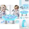 Penguin Ice Breaking Parent Child Interactive Toy With Plastic Blocks For Brain Development