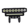 Bike Light 8 LED USB Rechargeable Headlight with Horn 6 Modes Water Proof Super Bright for Mountain Off Road Cycling