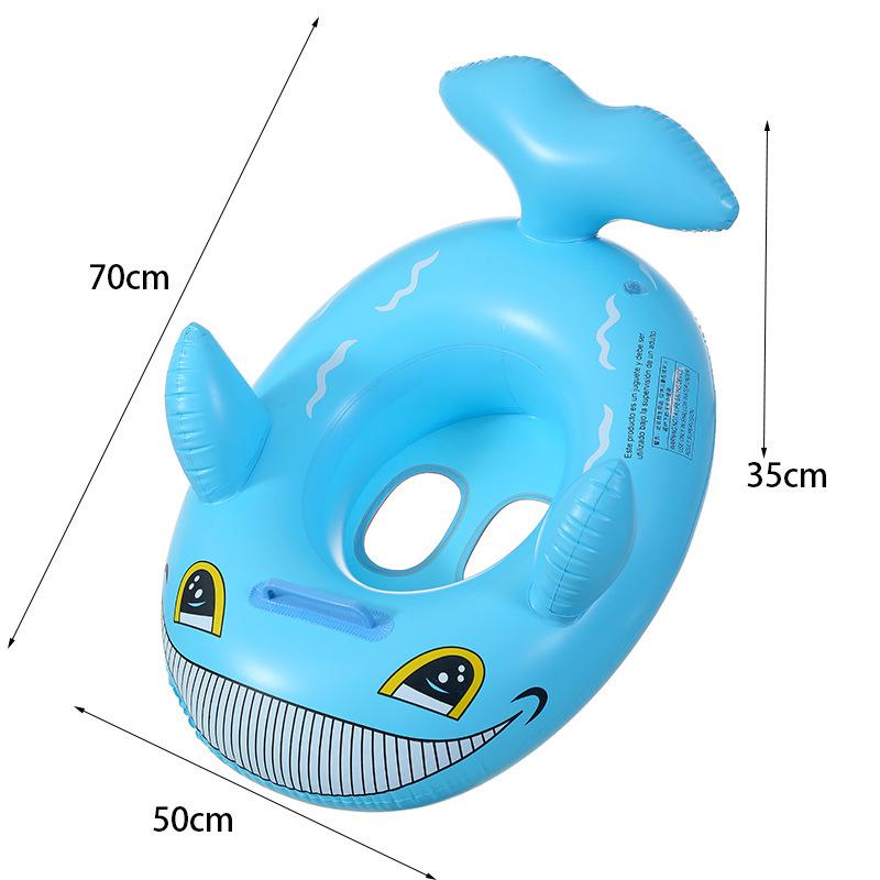 Cartoon Steering Wheel Baby Swimming Seat Ring: Anti-Rollover Underarm Float for Infants and Toddlers