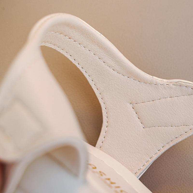 Children's Shoes, Girls' Sandals, Summer Fashion, Sports, Flat Bottomed, Medium To Large Size, Children's and Girls' School Beach Shoes