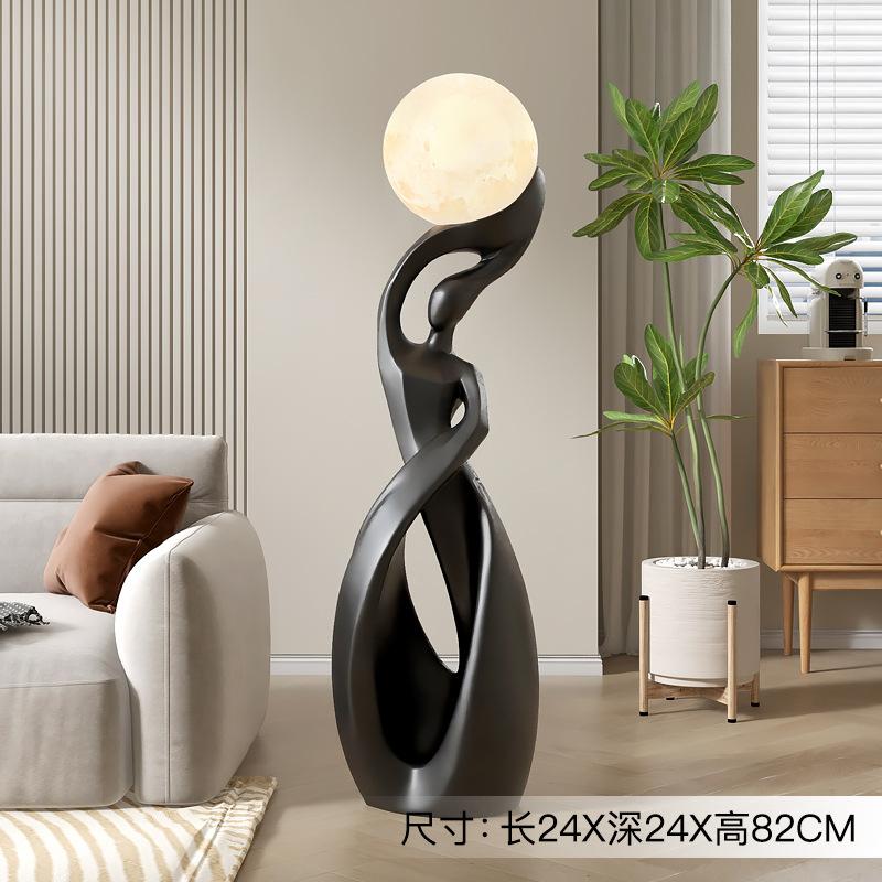Creative Art Living Room LED Floor Lamp Next To TV Cabinet Home Decoration Sculpture Abstract Nordic Bedroom Lighting Fixtures