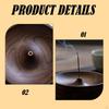 Round Wooden Incense Holder Ash Collector Multipurpose Accessories 3mm Hole for Yoga Relaxation