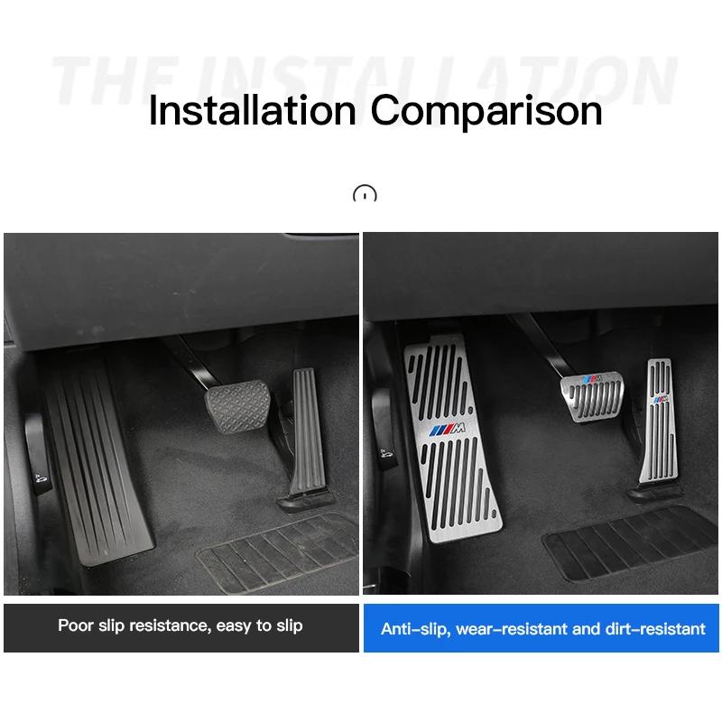 LOHCL1 Car Sticker BMW Car Brakes Accelerator Pedals Accessories For BMW 1 2 3 4 5 7 Series For BMW F12 F13 G30 G32 F34 F40 F45 F46 X1