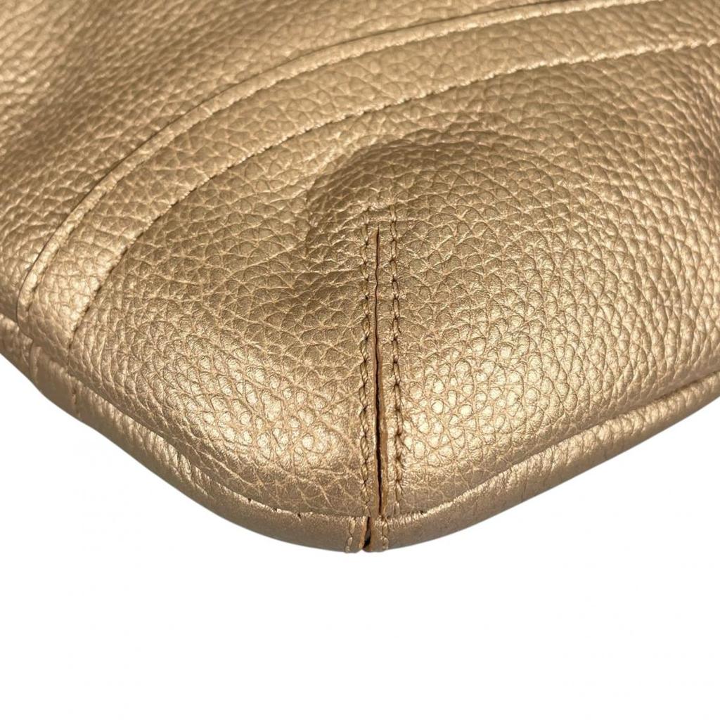 COACH Soho Graboutin leather Shoulder Bag leather gold Women F16514 Used