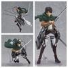 Attack On Titan Figma 15cm PVC Aksiyon Figürü Modeli Levi Eren Mikasa