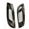 For Hyundai Genesis Coupe 2008-2012 Carbon Fiber Front Bumper Side Air Vent Intake Frame Grill Fog Light Lamp Cover Hood Grille