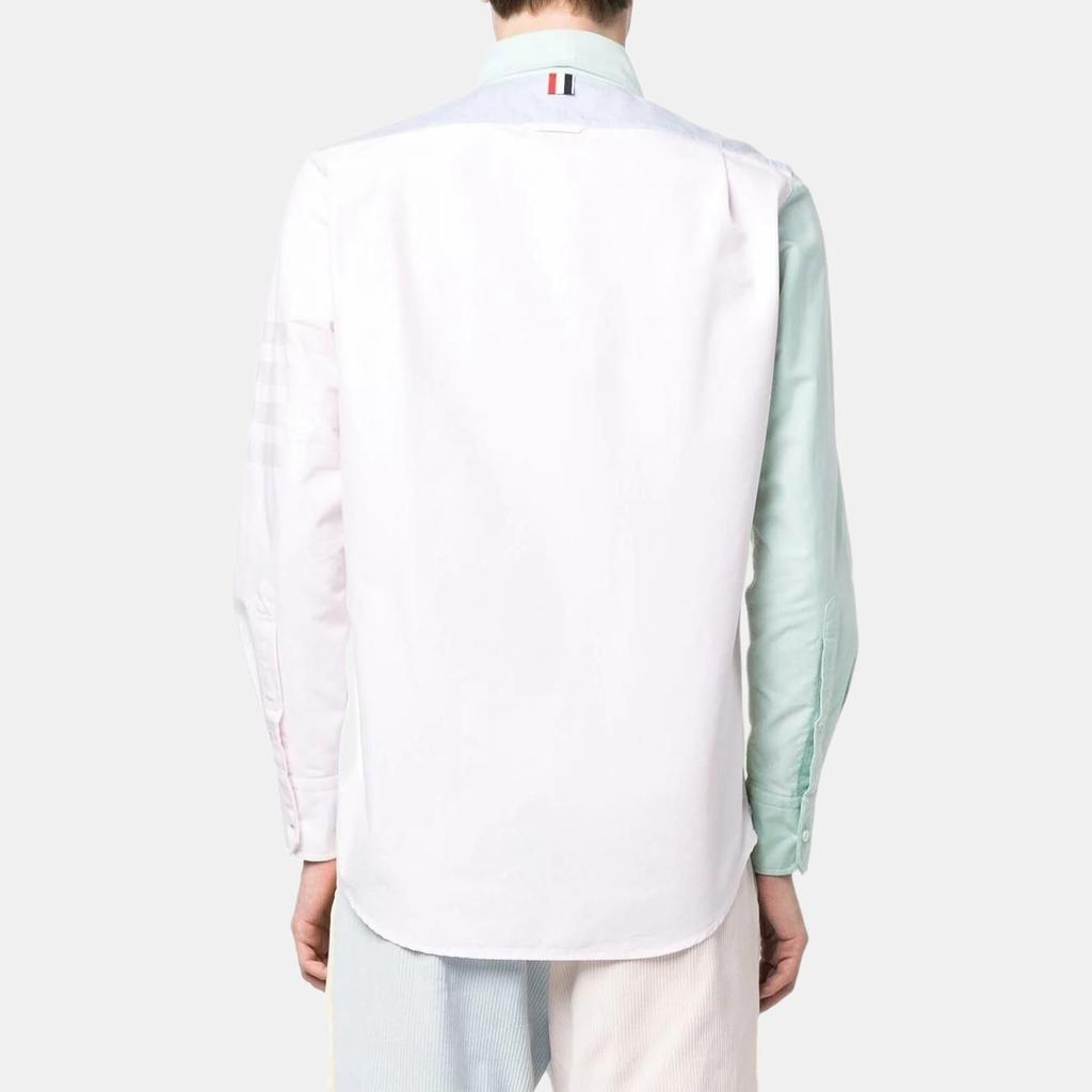THOM BROWNE Fun Mix Collared Button Up Shirt Men's MWL272F-06496-680