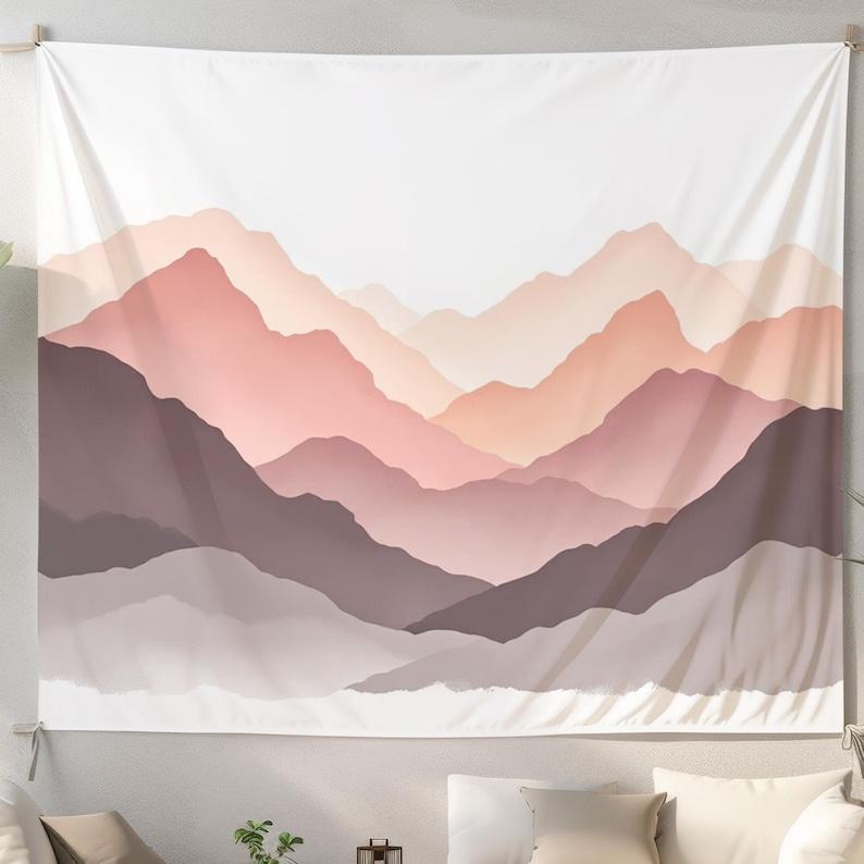 Mountain View tapestry 75x100 чёрный