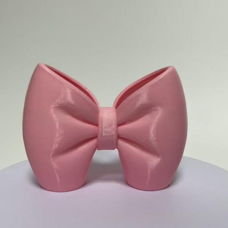 

Bow Toothbrush Holder Ornament Toothbrush Household Toothpaste Storage Rack Bathroom Accessories Brush Holder розовый