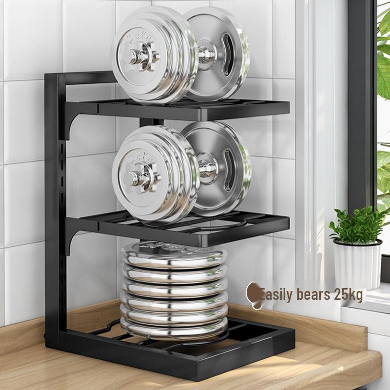 Multi-layer Kitchen Storage Rack for Pots and Pans - Sink Cabinet Organizer