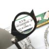 Retro Utility Monocle Lens Necklace 10X Magnifier Inspection Coin Magnifying Glass Pendant Fashion Jewelry For Women Men