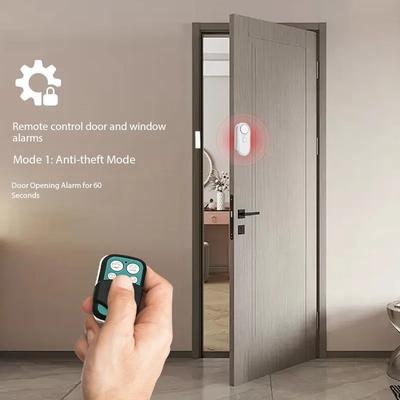 0-120dB Dźwięk 2 w 1 Alarm Wibracyjny i Otwierania dla Drzwi i Okien z 5-Poziomową Czułością na Wibracje, Bateria AAA i Pilot w Zestawie