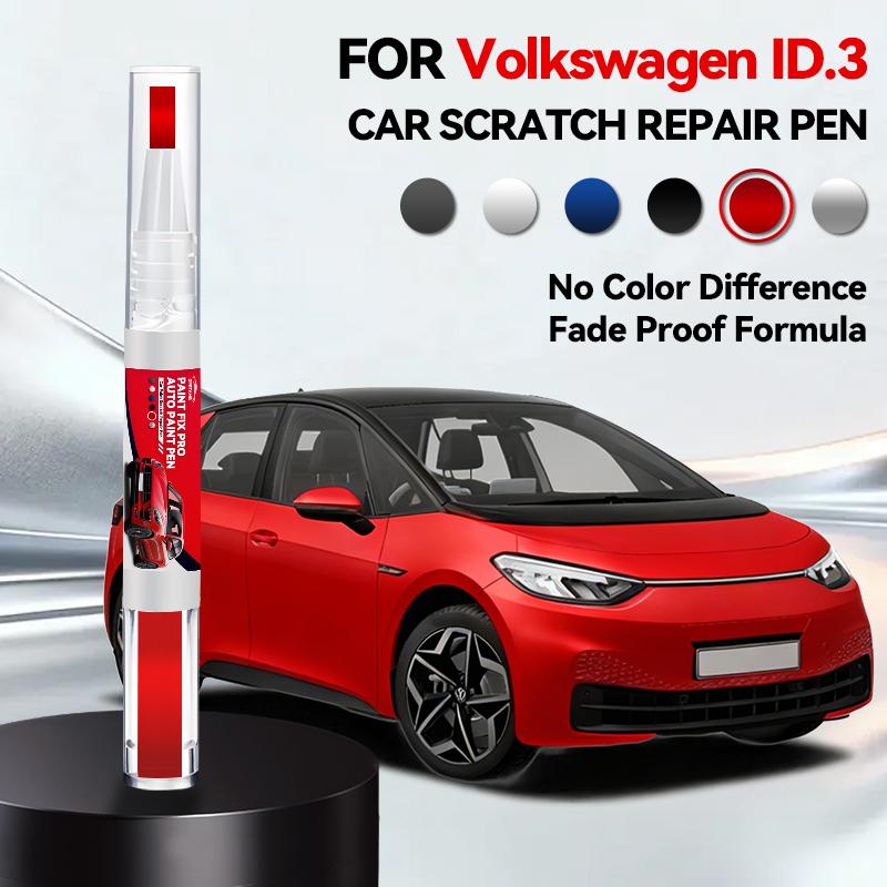 For Volkswagen ID.3 2019-2025 Paint Repair Pen Touch Up Scratch Remover DIY Auto Accessories Black White Blue Red