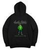 Street Santa Green Hoodie Black_8180