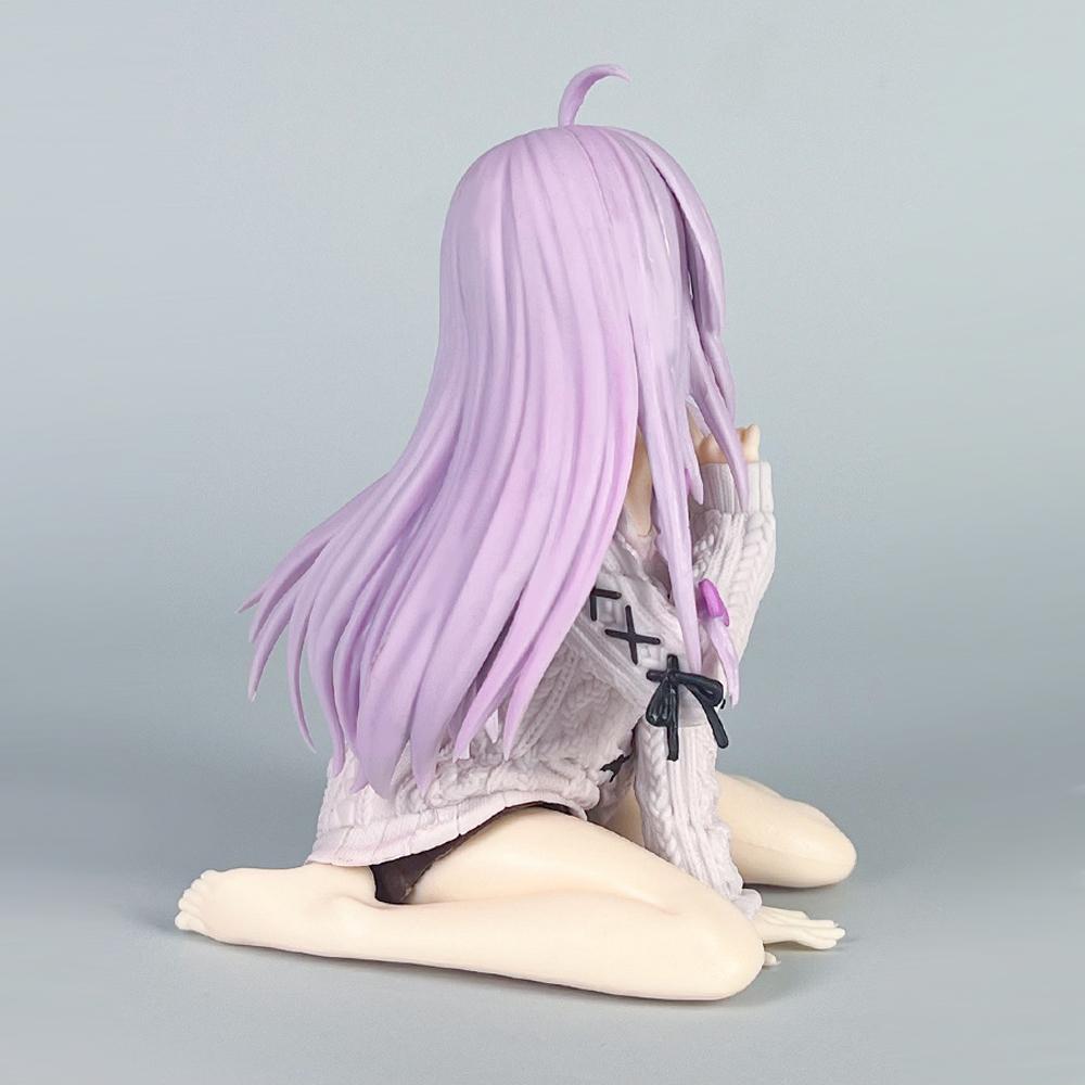 14cm Elaina die Reise der Elaina Anime Figur Strickkleid Hexe Elaina Actionfigur PVC Sammelmodell Puppe Spielzeug für Weihnachtsgeschenke