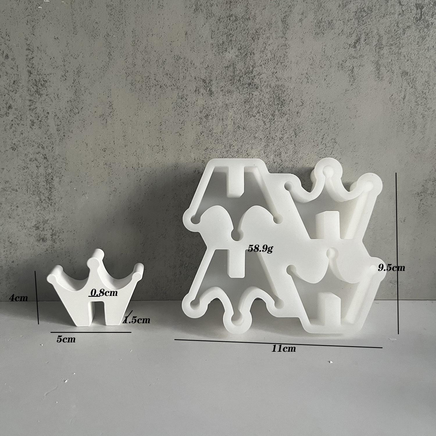 

Сделай сам Бетонный подсвечник-корона Форма Ручная работа Корона Подсвечник Силиконовые формы Гипс Смола Изготовление Домашние поделки Декор A