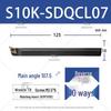 107.5° Internal Bore CNC Tool Holder Lathe Tool S08K-SDQCR07/Boring Holder S20R-SDQCL11