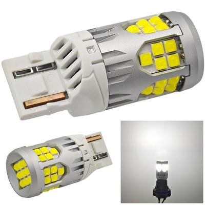 2 ks W21W LED žárovka 7440 10-50V bez chyby 3000lm bílá silná Off-Road