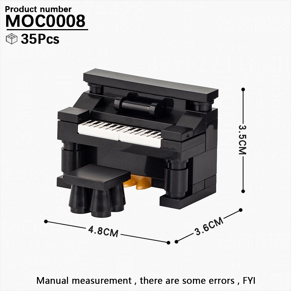 City Series Baby Pram DIY Building Block Various Open Room Furniture Toilet Appliances Model MOC Brick Gift Kid Toy For Children