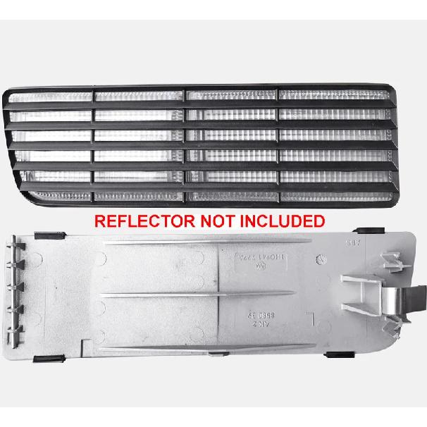 Front Bumper Side Reflector Grille Trim Cover,Left & Right Complete Set Replacement for VW Golf GTI MK3 Vento Jetta VR6