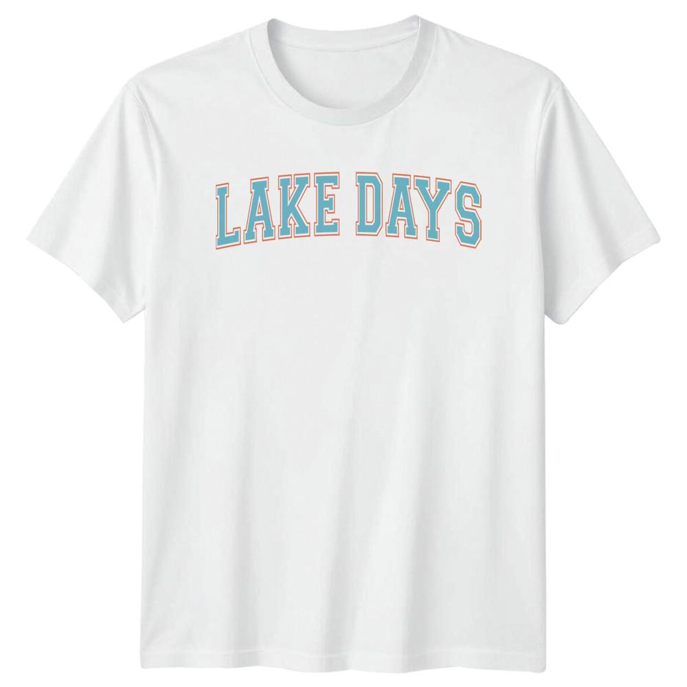 Lake Days TShirt Lake Lover Nature Graphic Tee S