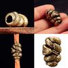 Unique Snake Serpents Metal Beads Pendant for Paracord and DIY Enthusiasts Jewelry Making Paracord Bead