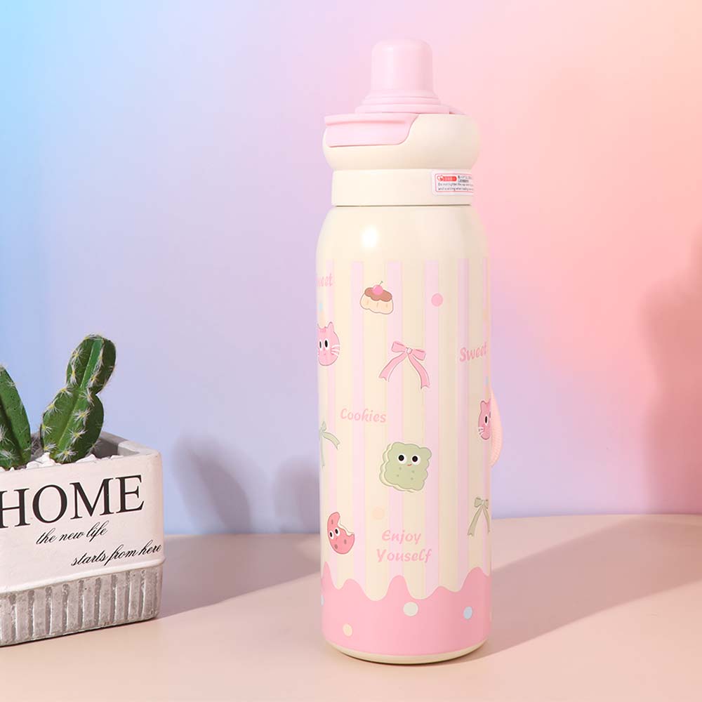 Drinking Kettle Cartoon Vacuum cup Leak Proof Coffee Thermos Mug  New Year Gift