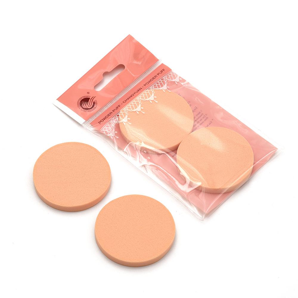 Round BB Cream Powder Puff Wet and Dry Use Sponge Cushion Puff Foundation Makeup Tool