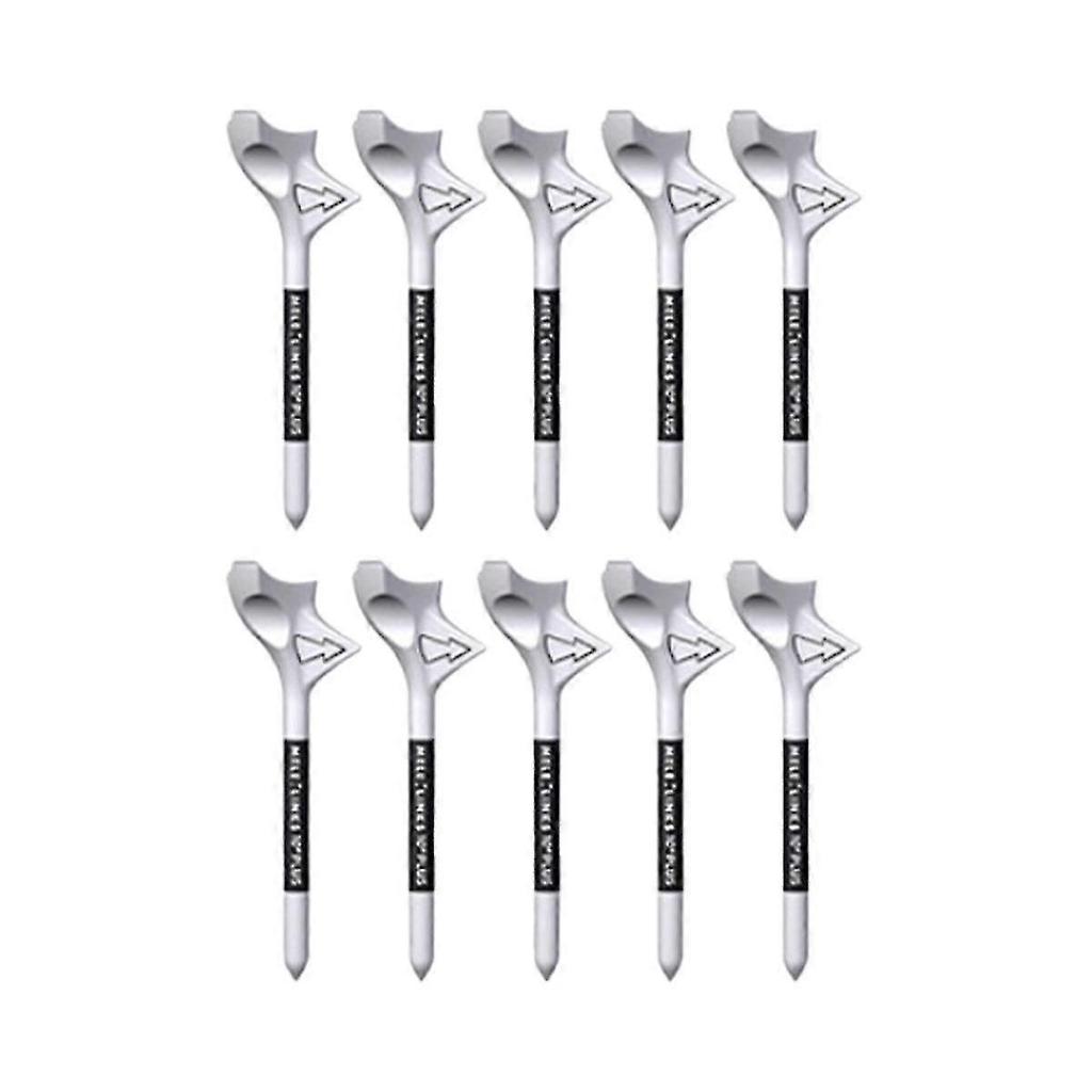 Golf Tee Golf Tee Halter 10 Schräg einsteckbar Langlebiger Kunststoff Tee Golf Speed Tee Golf Zubehör