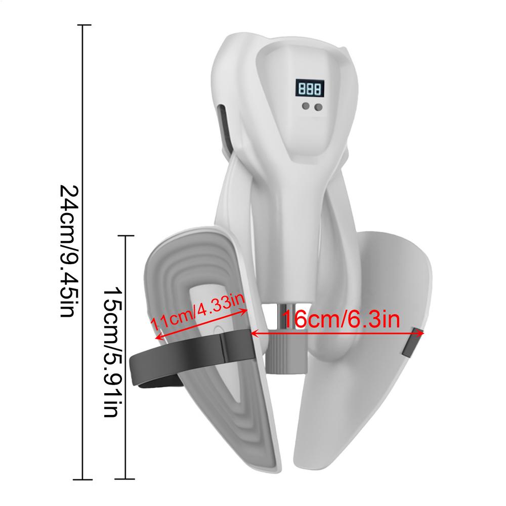 Pelvic Floor Muscle Trainer Postpartum Hip Trainer with Counter leg Muscle Strengthener PVC Workout Equipment Bladder Control белый