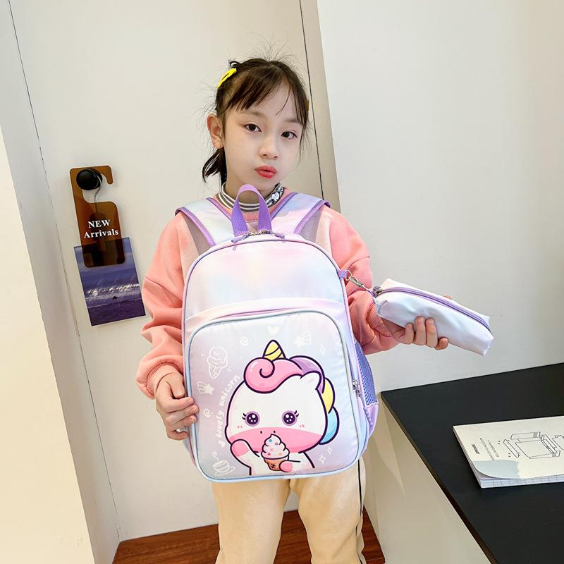 Kindergarten Primary School Students Schoolbag Foreign Style Printing Large Capacity Boys And Girls Backpack Children Backpack Tide