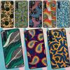 African Style Fabric Print Phone Case For Oppo A18 A38 A58 A78 A98 A17 A79 A40 A60 A80 A16 A76 A96 A15 A74 A94 A54 A77
