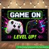 2D Flat Backdrop1pc Gaming Theme Design Backdrop Banner Polyester Wall Decor For Living Room Bedroom Office Outdoor Decor Party Holiday Gift