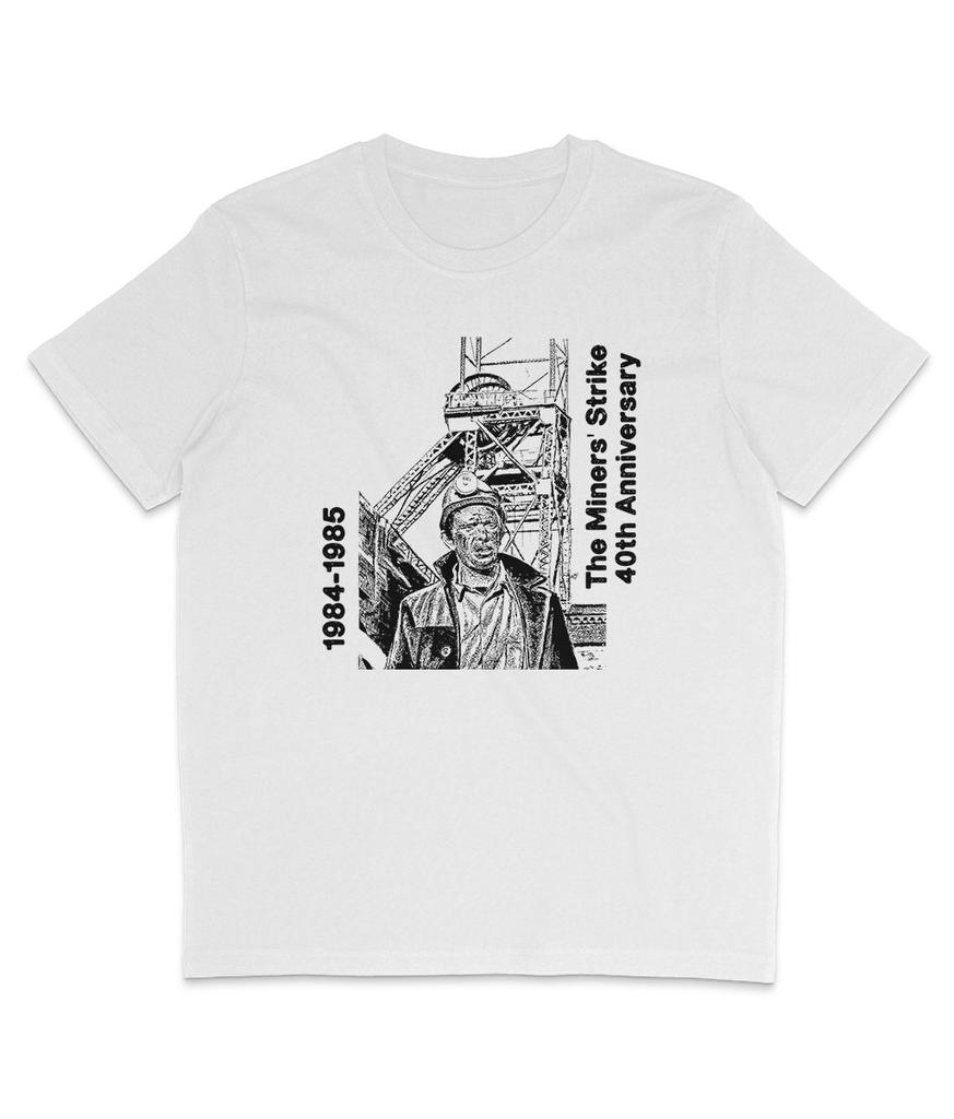 The Miner's Strike - 40th Anniversary - 1984-1985 - Square - Organic T-Shirt Mens Womens Tees Top
