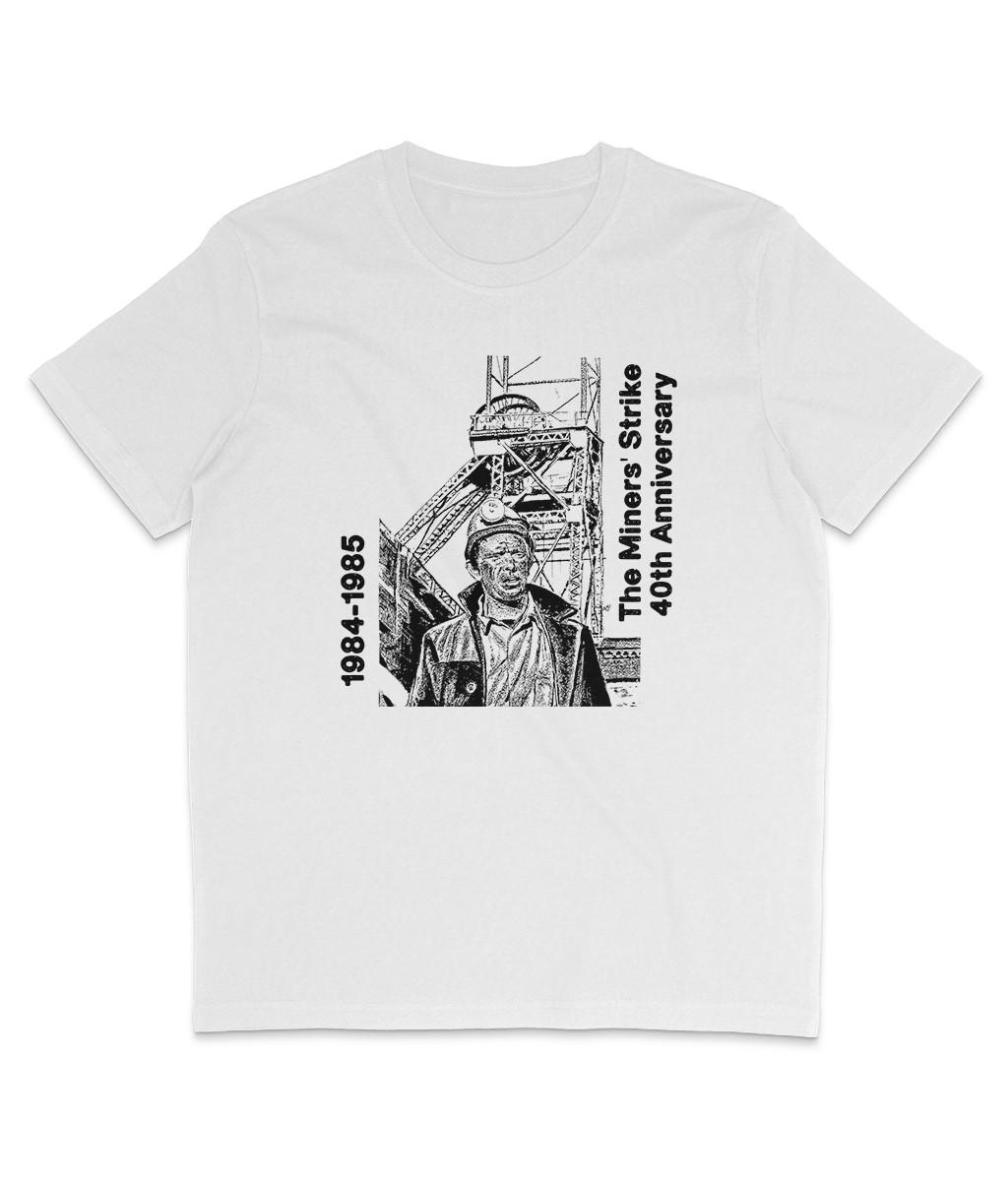The Miner s Strike - 40th Anniversary - 1984-1985 - Square - Organic T-Shirt Mens Womens Tees Top S