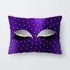 Elegantly Designed Eyelash Pattern Pillow Cover For Stylish Sofa And Seat
