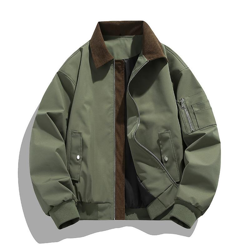 Spring and Autumn New Men's Lapel Jacket Korean Style Fashion Sports and Casual Suit Tops Handsome