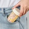 Portable 4 Grids Pill Box Moisture-proof Pill Storage Box Portable Pill Dispenser  for Home