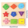 IQ Training Educational Interactive Intelligence Colorful Parrot Bird Toys Wooden Block Puzzles